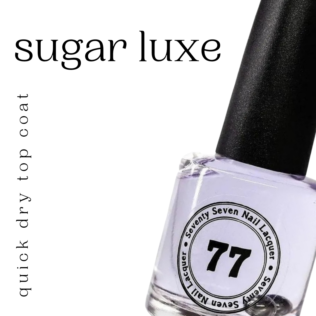sugar luxe : quick dry top coat